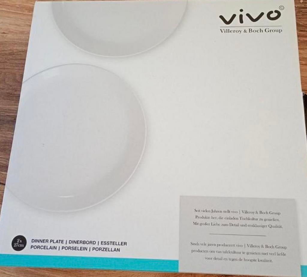 Vivo Villeroy en Boch porselein servies dinerborden, Nieuw, Ophalen of Verzenden, Bord(en), Overige stijlen