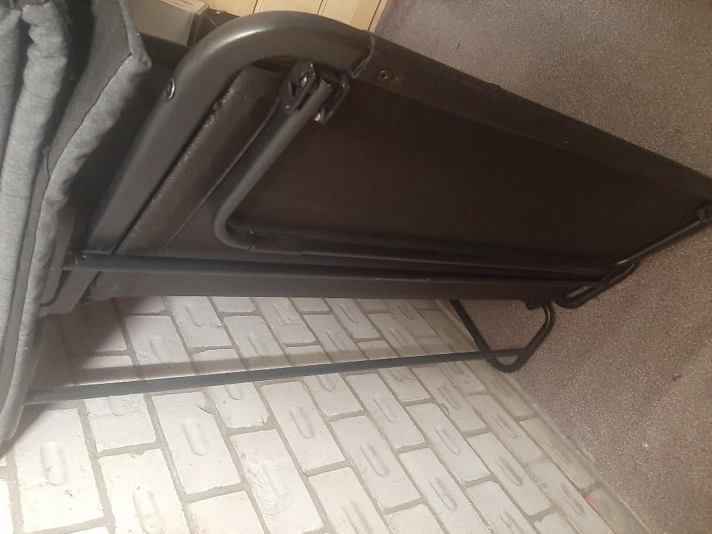 ikea slaapbank te koop, Ophalen, Gebruikt, Tweepersoons, Grijs