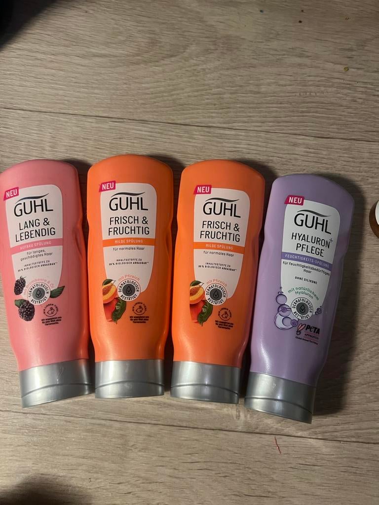 Guhl haarverzorging, 4 flessen, Verzenden, Nieuw, Shampoo of Conditioner