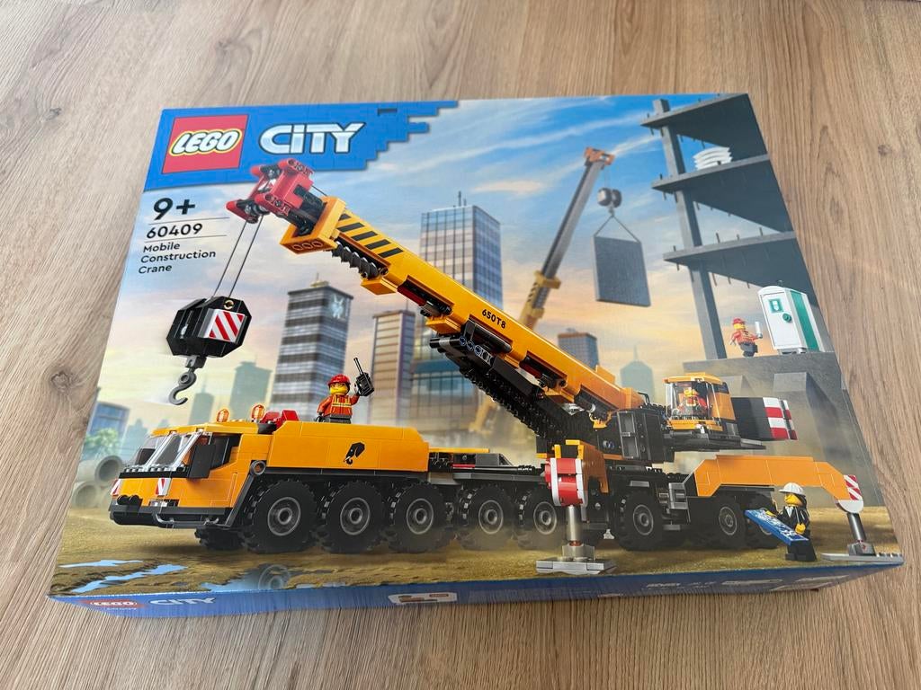 Lego City 60409 Mobiele Bouwkraan - Nieuw in doos, Ophalen of Verzenden, Nieuw, Complete set, Lego