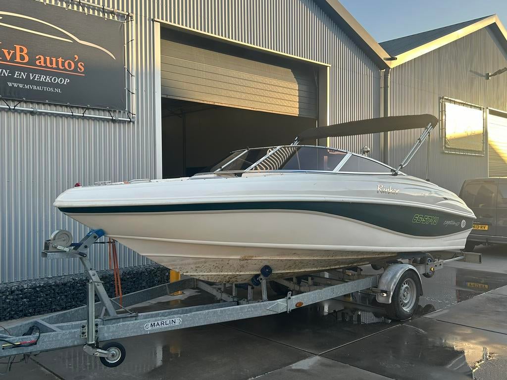 Rinker Captiva 192 4.3 liter V6  8 persoons, Watersport en Boten, Speedboten, Ophalen, Binnenboordmotor, Zo goed als nieuw, 200 pk of meer