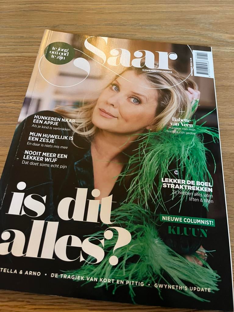 SAAR november 2022 tijdschrift, Ophalen of Verzenden, Gelezen, Damesbladen