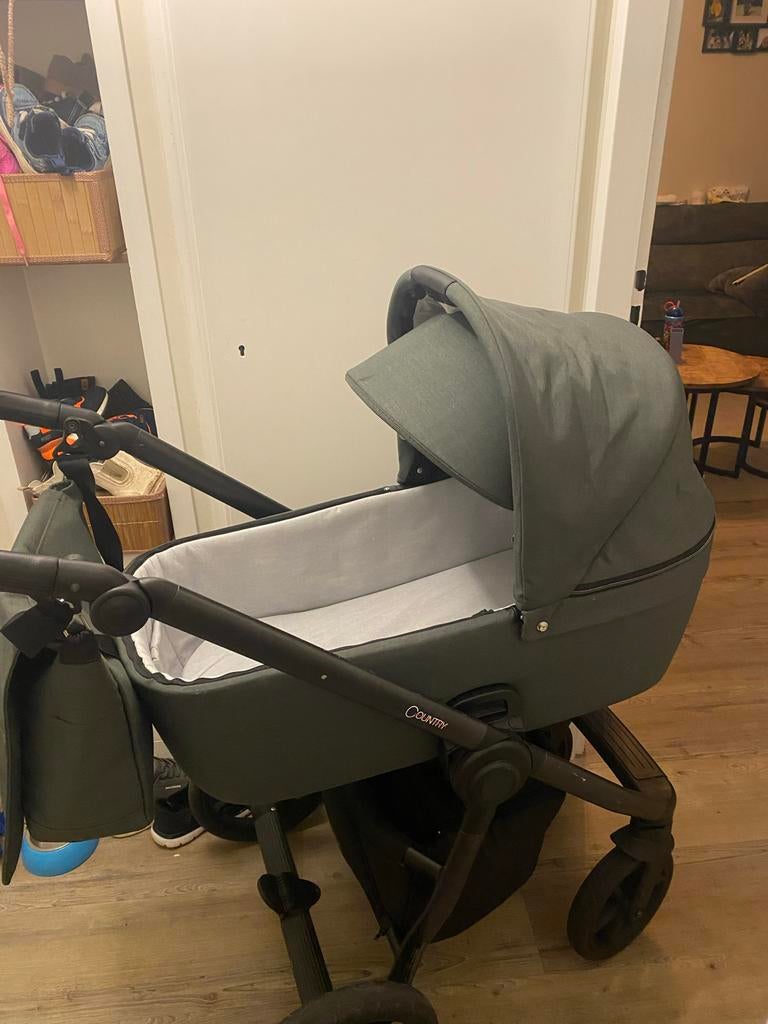 Nette 3 in 1 kinderwagen, Gebruikt, Combiwagen, Met reiswieg, Ophalen