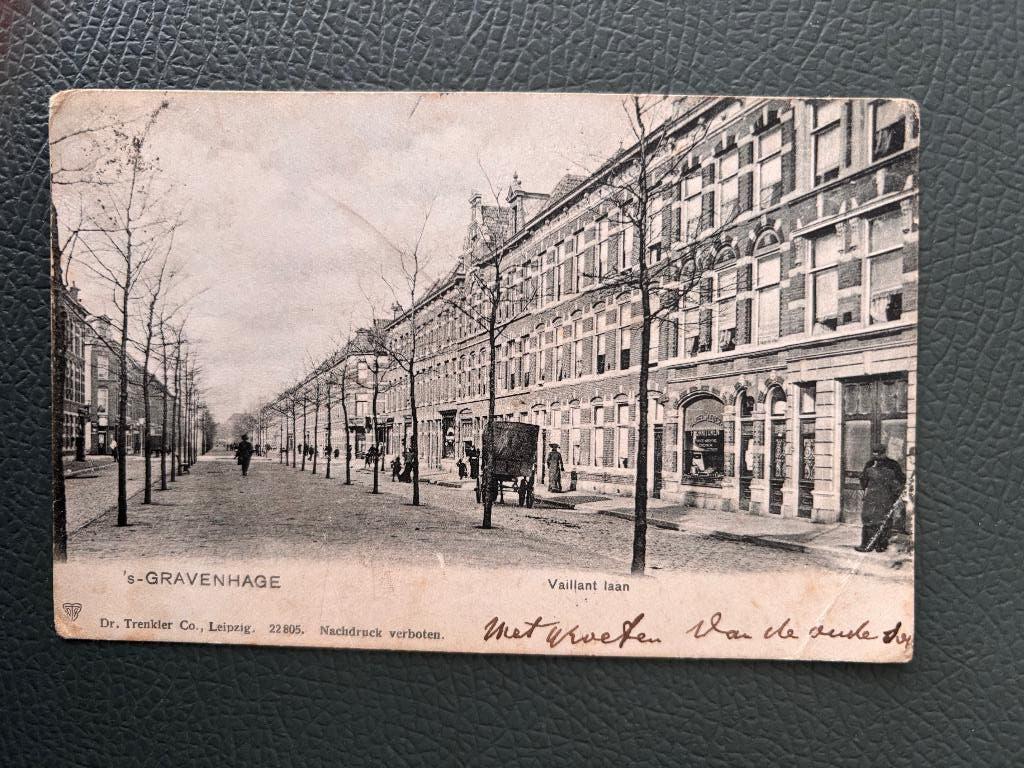 Ansichtkaart Vaillantlaan Den Haag (1904), Verzenden, Voor 1920, Gelopen, Zuid-Holland