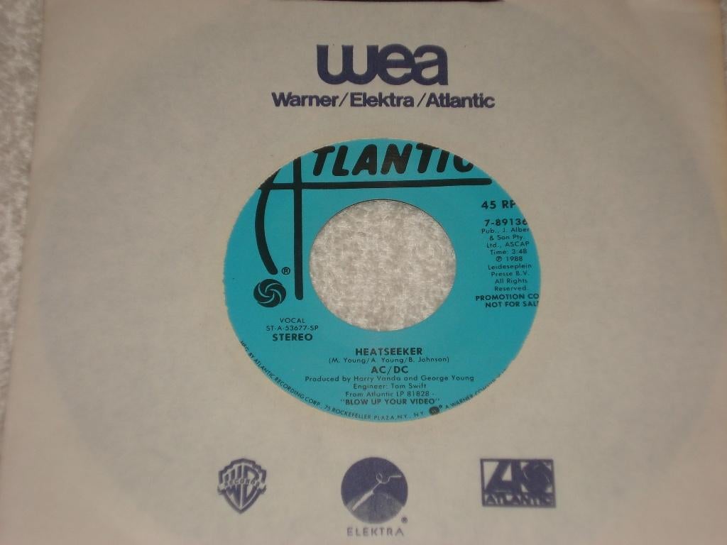 AC DC  ACDC    Promo   Heatseeker   Usa    Orgineel, Cd's en Dvd's, Vinyl Singles, Ophalen of Verzenden, Zo goed als nieuw, Rock en Metal