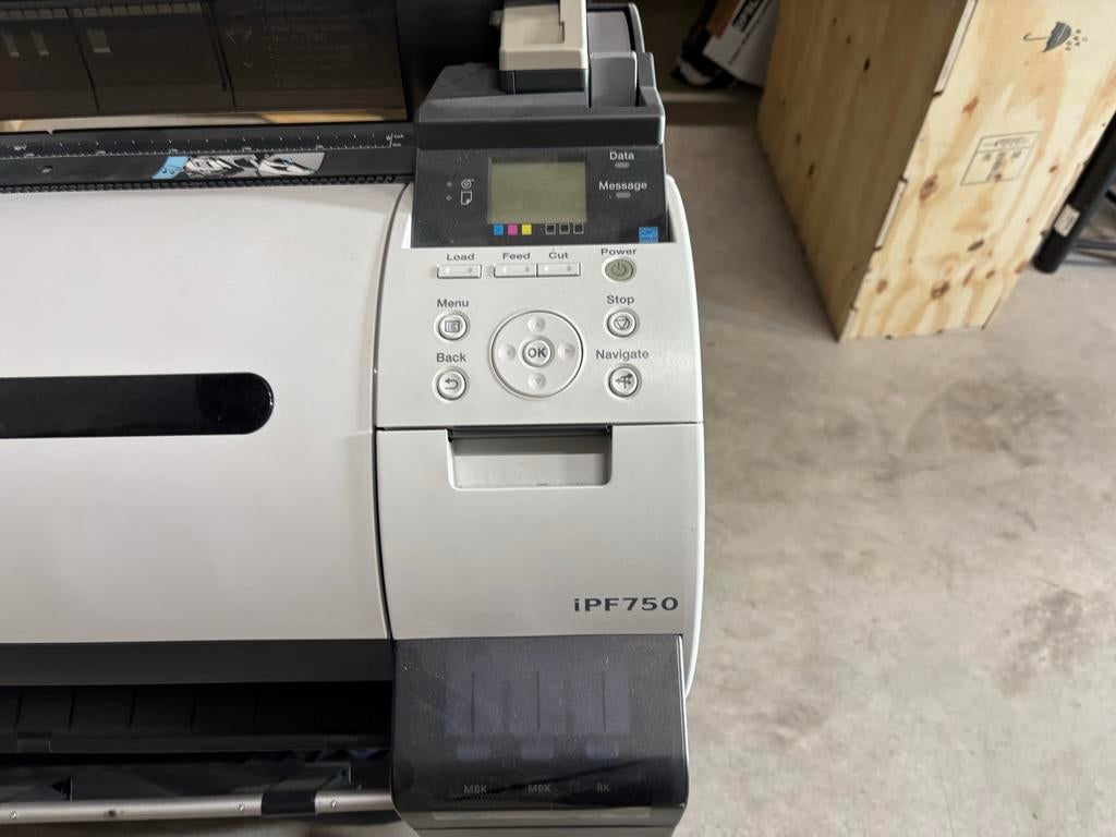 Canon iPF750 Plotter printer - defect, Computers en Software, Printers, Ophalen, Gebruikt, Printer, Inkjetprinter