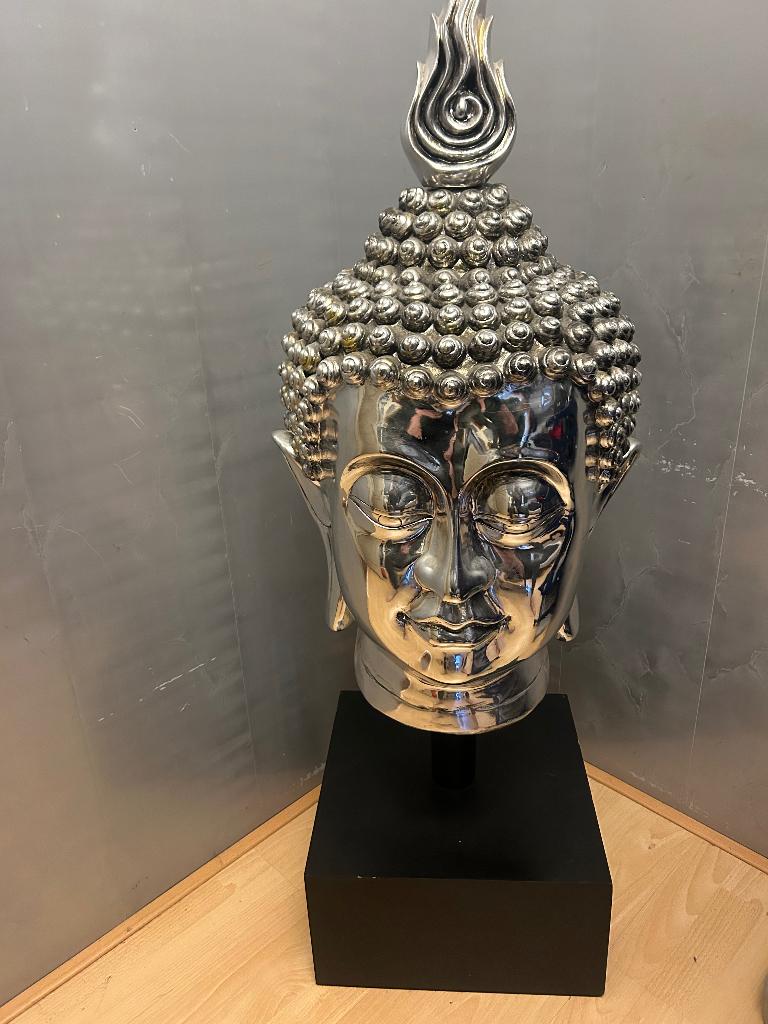 Groot Buddha beeld op statief, Ophalen, Gebruikt