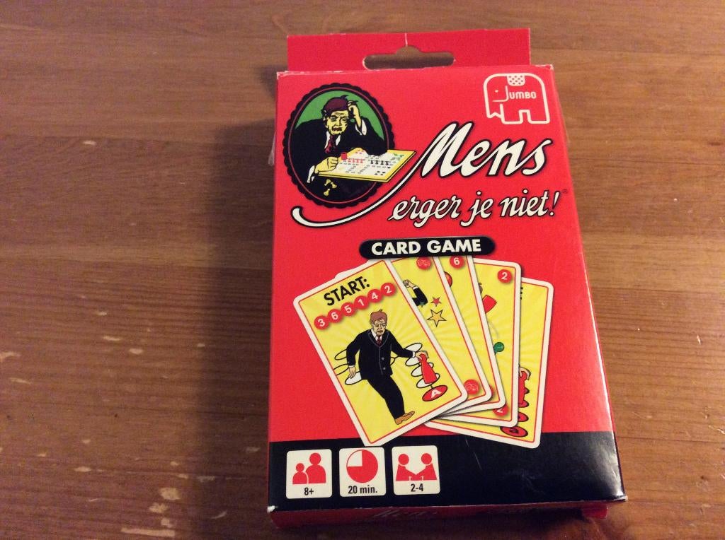 Mens erger je niet card game., Vijf spelers of meer, Ophalen of Verzenden, Jumbo