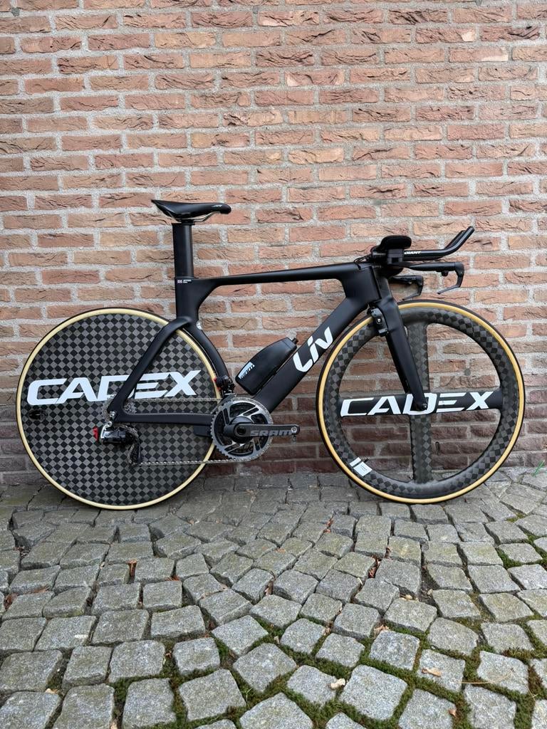 Liv Trinity Advanced SL tijdritfiets - Sram Red - maat S, Fietsen en Brommers, Ophalen, 28 inch, Gebruikt, Carbon