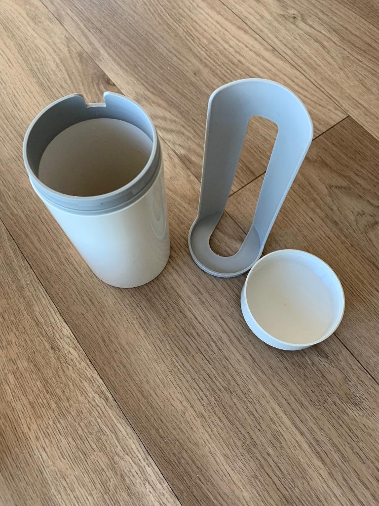 Te koop bewaarbus voor koffiepads, Voorraadpot, Ophalen of Verzenden, Zo goed als nieuw, Wit