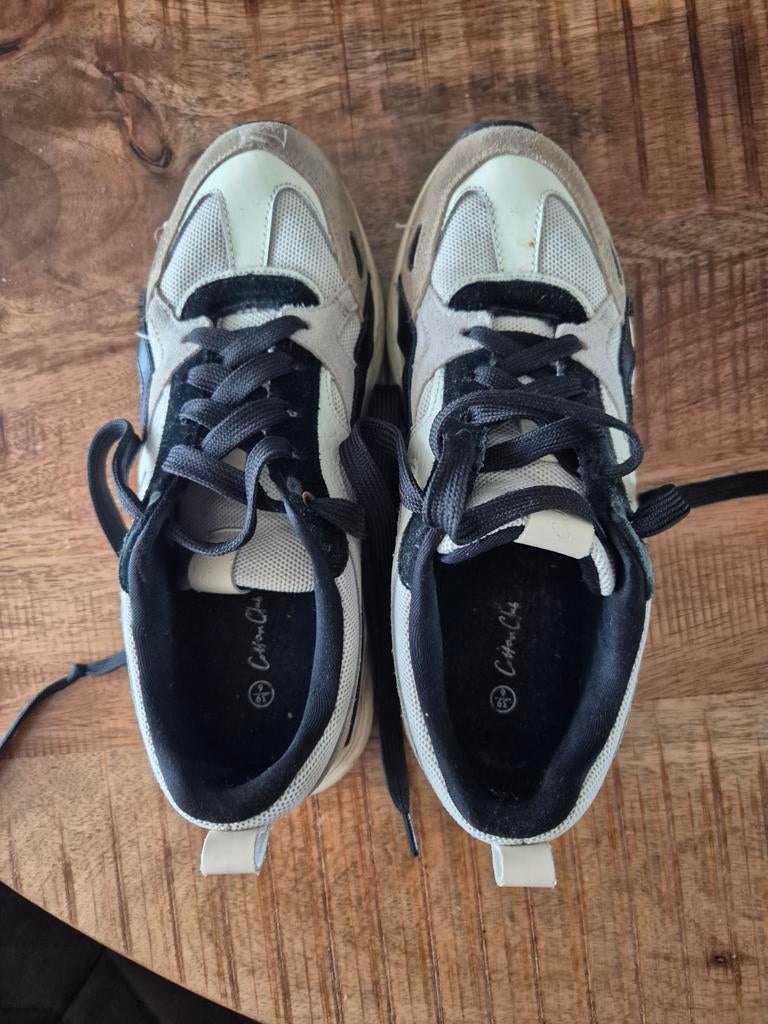 Schoenen van de Cottonclub, Ophalen, Beige, Sneakers of Gympen, Cotton Club