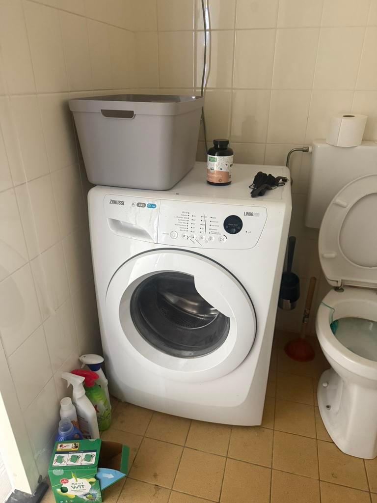 Zanussi wasmachine XL trommel, Ophalen, 1200 tot 1600 toeren, Gebruikt, Voorlader