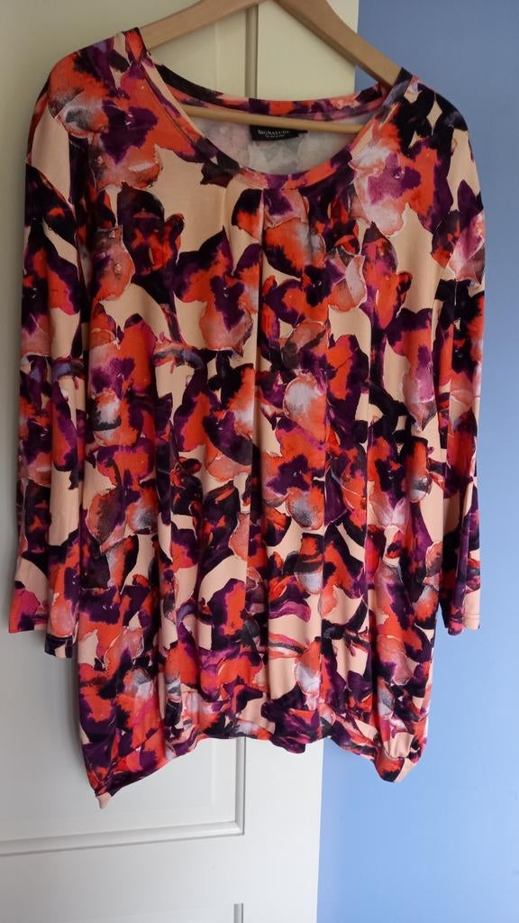 Signature Shirt Driekwart Mouw Maat 4XL, Kleding | Dames, Tops, Signature, Ophalen of Verzenden, Gedragen, Overige kleuren