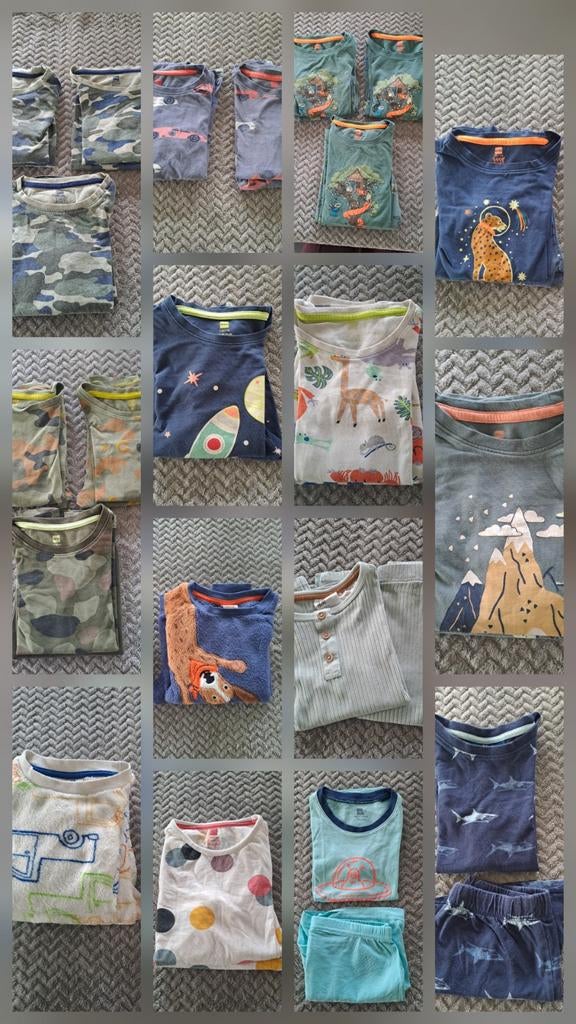 Hema pyjama's / shortama maat 110/116, Kinderen en Baby's, Kinderkleding | Maat 110, Nacht- of Onderkleding, Jongen of Meisje