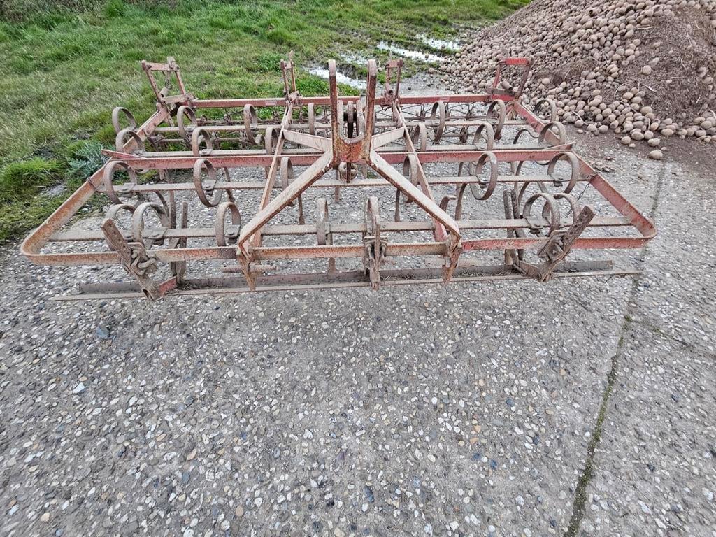 Kongskilde cultivator, dubbelucht en weisleep, Ophalen of Verzenden, Akkerbouw, Grondbewerking