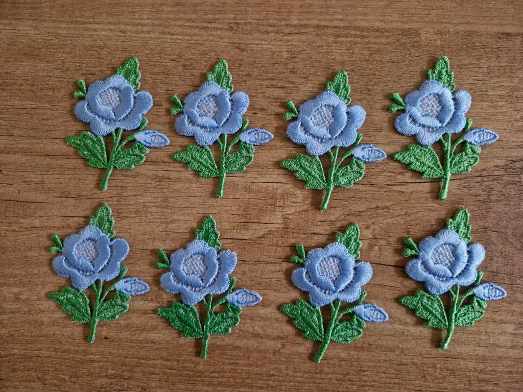 Strijkapplicatie, patch, bloem upcycling, Ophalen of Verzenden