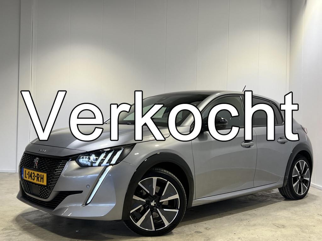 Peugeot e-208 EV GT 50 kWh | SOH 89% | 3-fase | Navigatie/An, 136 pk, Gebruikt, Zwart, USB