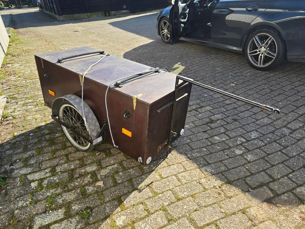 Stevige fietskar / viskar - Handig voor bagage, Fietsen en Brommers, Ophalen, Gebruikt, Bagagekar, 40 tot 60 kg