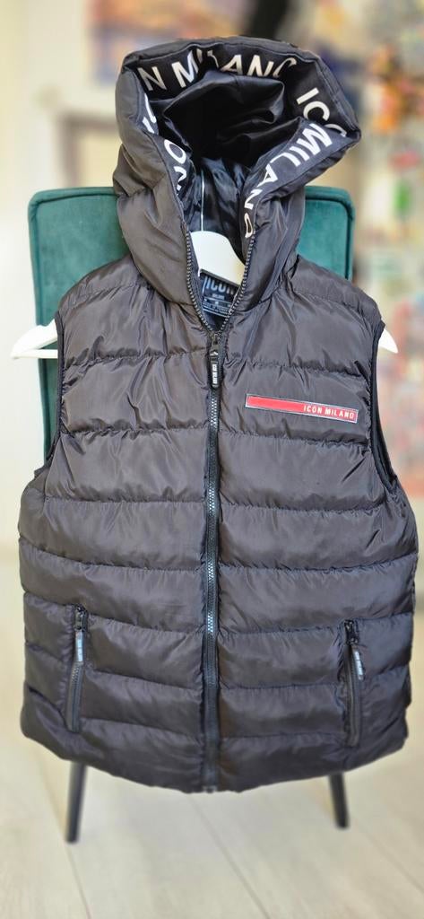 ICon Bodywarmer Maat M - Zo goed als nieuw, Kleding | Heren, Bodywarmers, Maat 48/50 (M), Zwart, ICon, Ophalen of Verzenden