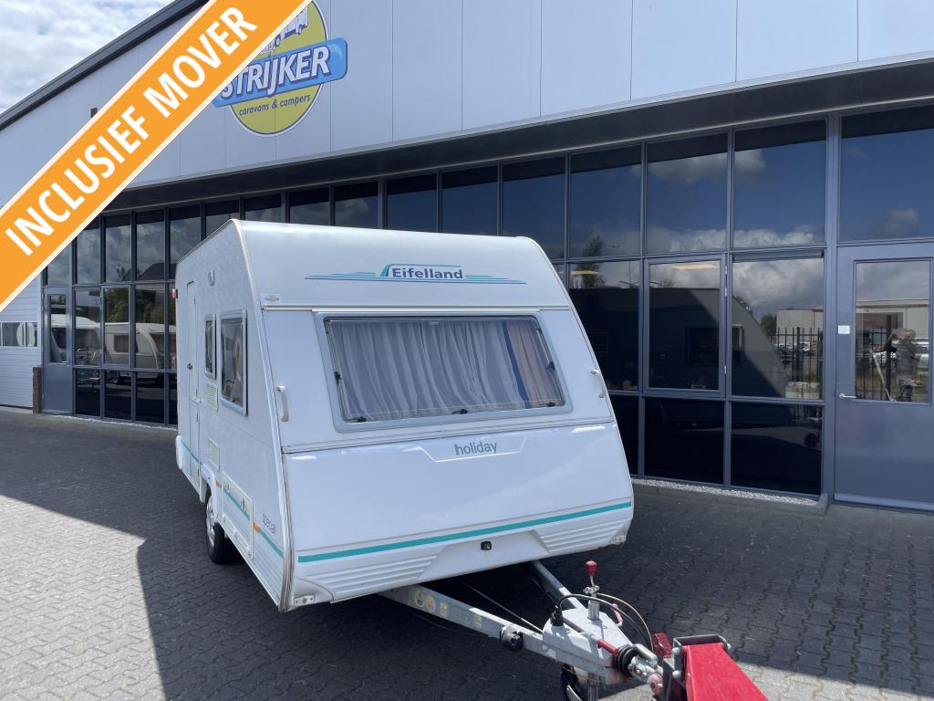 Knaus Eifelland Holiday Special 400 Bed + Zit WC 830KG leeg, Schokbreker, Bedrijf, Treinzit, Eifelland