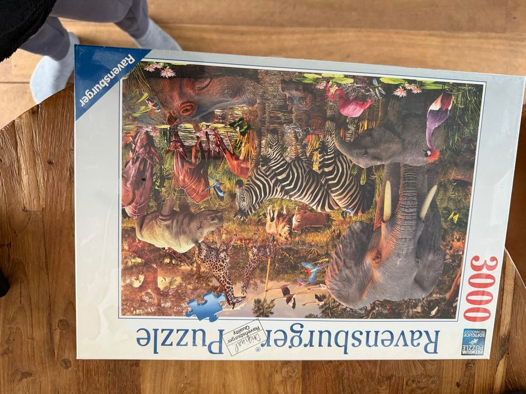 Ravensburger legpuzzel 3000 stukjes - Afrikaanse dieren, Ophalen of Verzenden, Meer dan 1500 stukjes, Nieuw, Legpuzzel