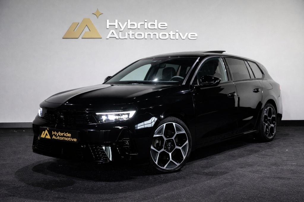 Opel Astra Sports Tourer 1.6 T PHEV Ultimate | Pano | Leder, 12 maanden, Gebruikt, Zwart, 4 cilinders