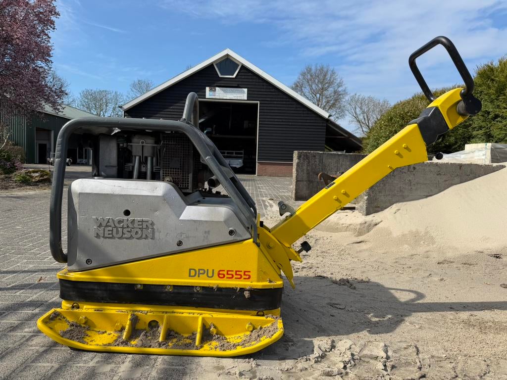 Wacker trilplaat te koop DPU 6555 bj 2015 (inruil mogelijk), Ophalen, Gebruikt, Wacker neuson