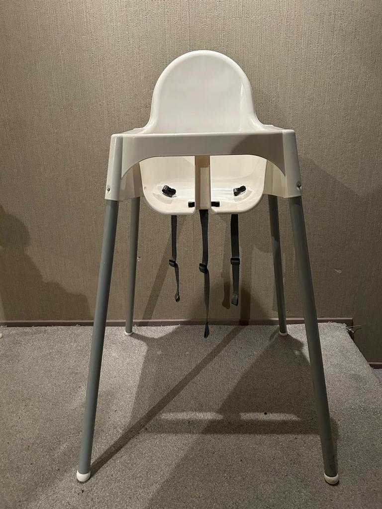 Ikea kinderstoel antilop p.s. (2 te koop voor €20,-), Ophalen, Gebruikt, Overige typen, Gordel(s)