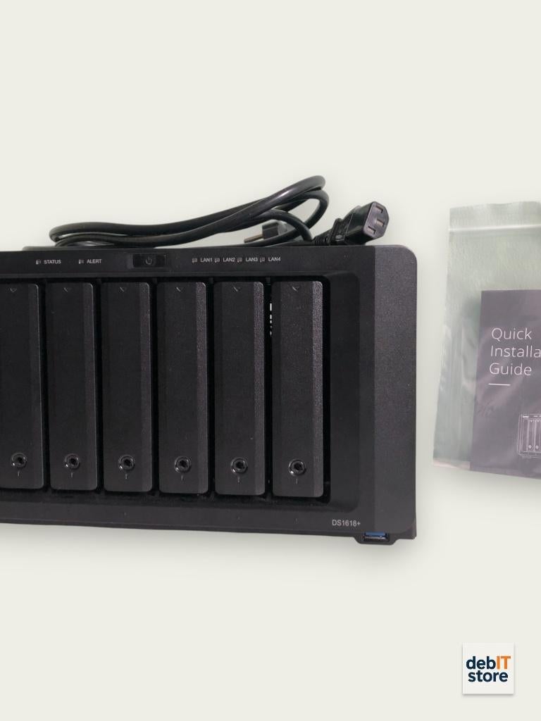 Synology DS1618+ NAS *8gb ram upgrade* + evt. hdd, Synology, SATA, Info@debitstore.nl, Ophalen of Verzenden