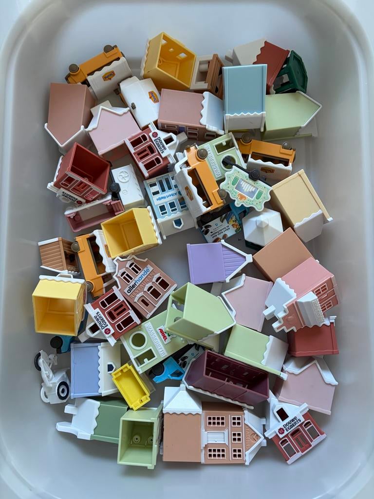 Mini Albert Heijn huisjes en andere gebouwen, Ophalen of Verzenden, Gebruikt, Overige merken