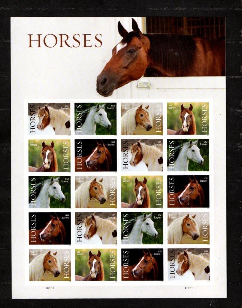 USA.....postfris vel ....Horses, Verzenden, Postfris, Noord-Amerika