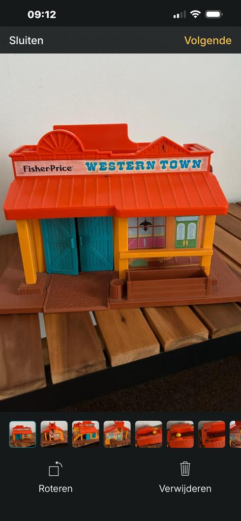 Universele Fischer Price Western Town jaren 80, Ophalen of Verzenden