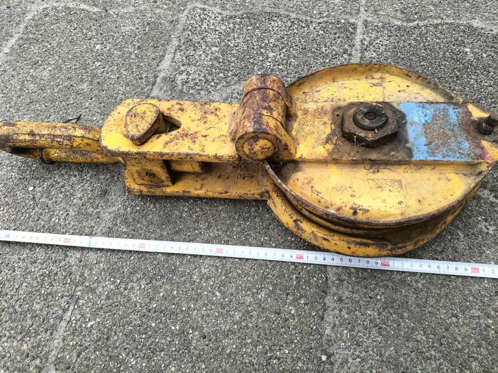 Klapblok klapschijf oprijwagen lier takel professioneel, Ophalen