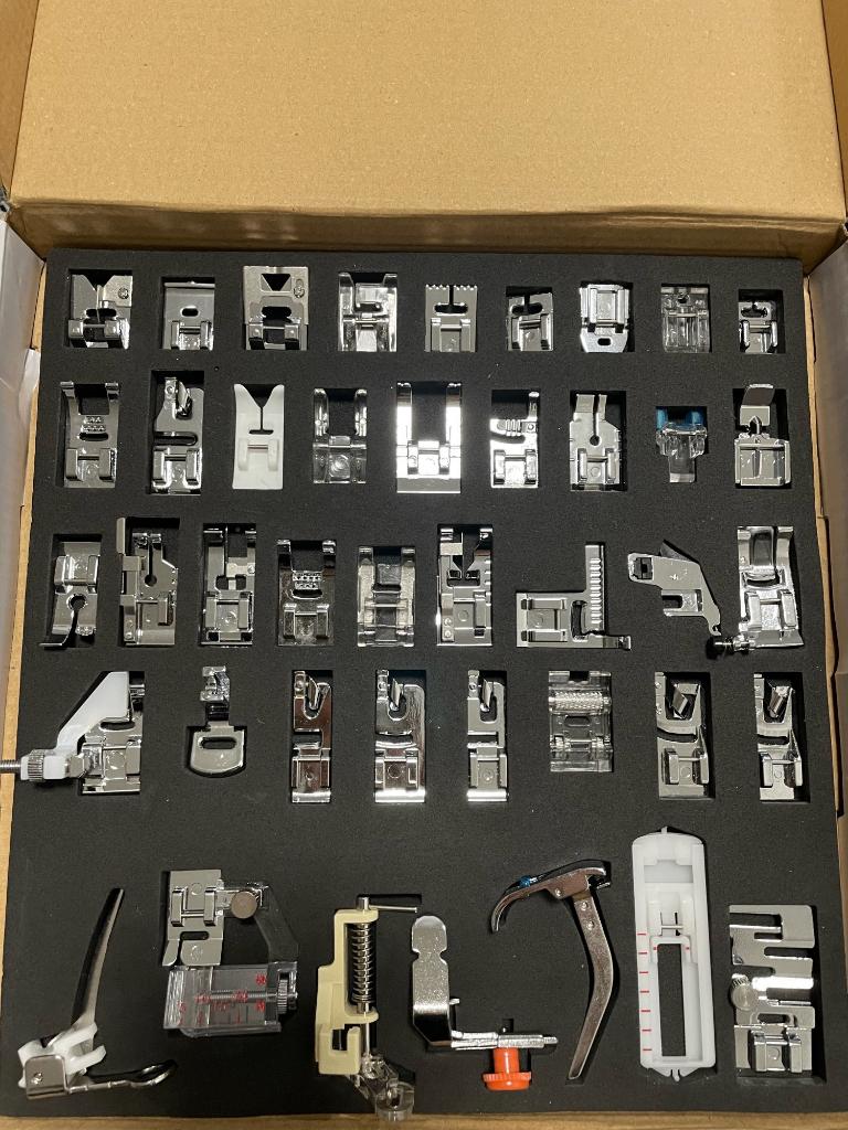 Naaimachine Accessoires Set / Onderdelen Voet Voetjes Voeten, Verzenden, Nieuw, Toebehoren, Overige merken