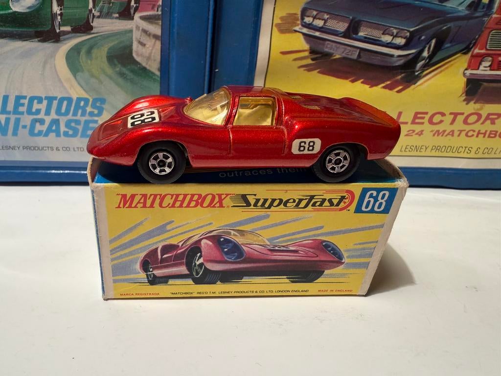 Matchbox Superfast Nr.68 Porsche 910, Ophalen of Verzenden, Gebruikt, Auto