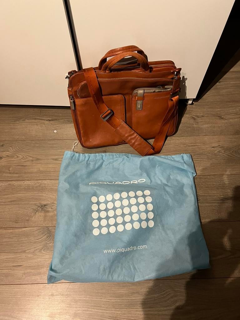 Mooie aktetas van het merk picard, 40 tot 60 cm, 30 cm of meer, Bruin, Minder dan 35 cm