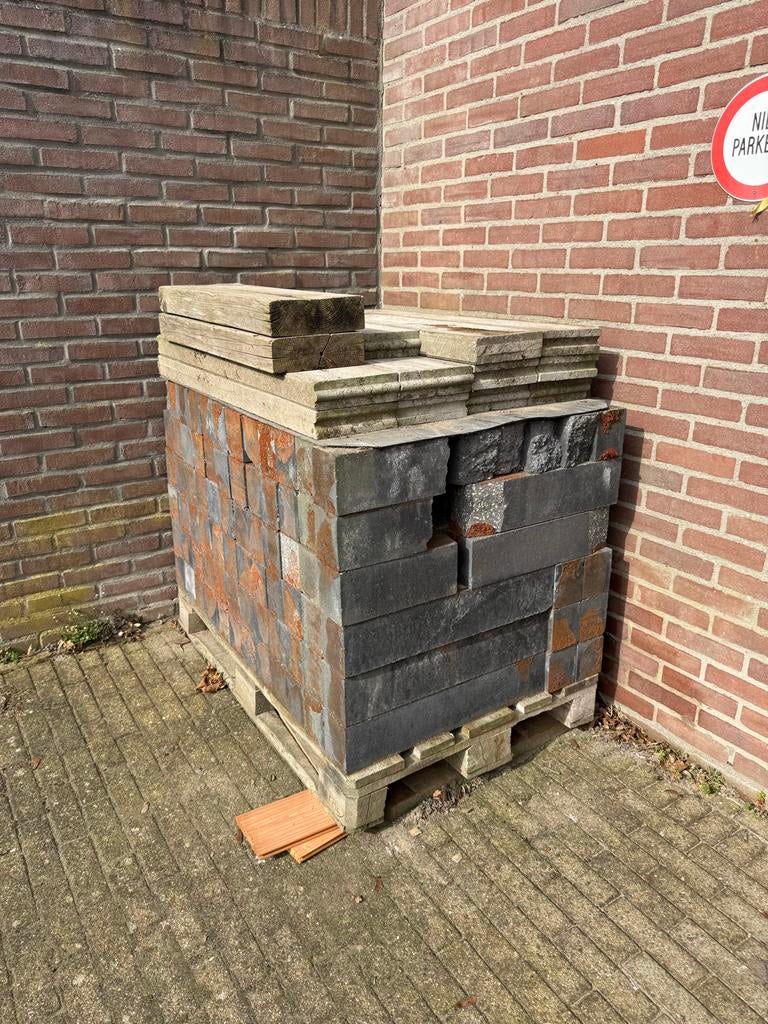 Diverse stapelblokken voor tuin of bloembak, Ophalen, Gebruikt, Overige typen, 5 tot 10 m²