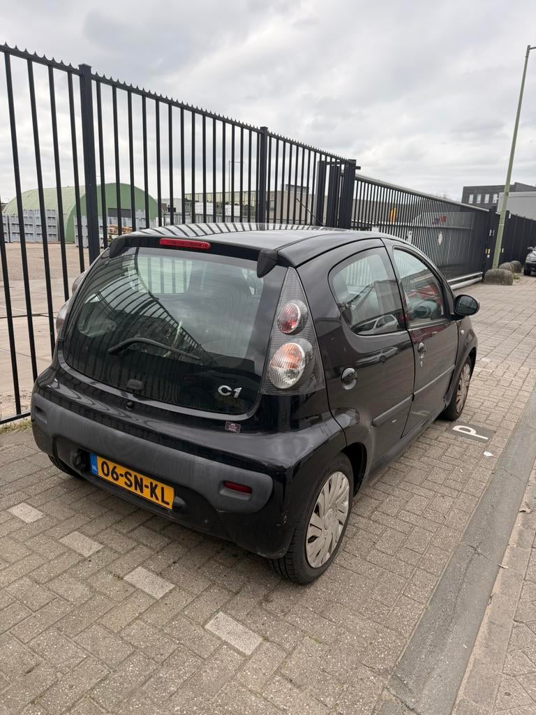 Citroën C1 1.0 5-DRS 2006 Zwart airco elektrsch ramen, Auto's, Citroën, Particulier, C1, Airconditioning, Benzine, A, Hatchback