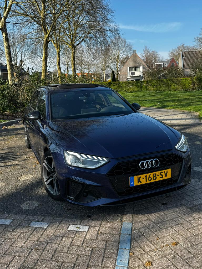 Audi A4 35 TFSI 150pk S Tronic 2021 Blauw, Auto's, Audi, 15 km/l, 4 cilinders, 1984 cc, Blauw