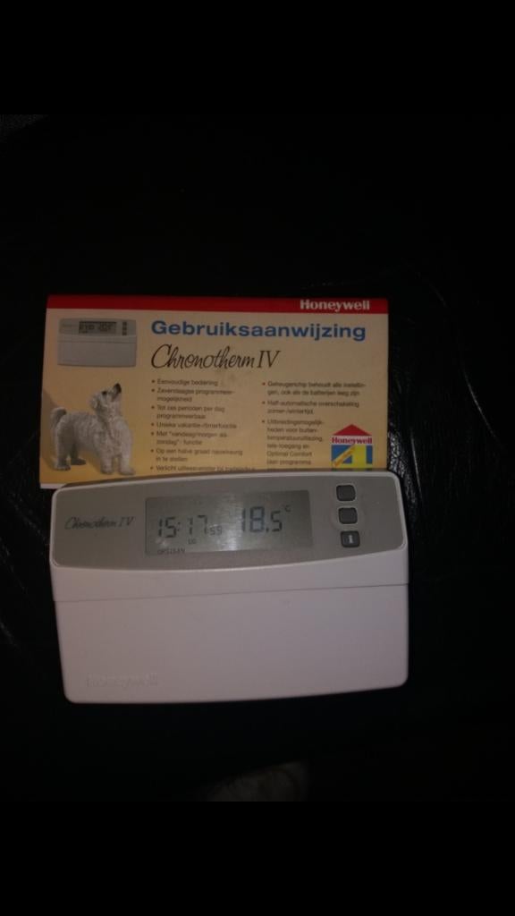 Honeywell thermostaat chronotherm 4, Doe-het-zelf en Verbouw, Thermostaten, Ophalen, Zo goed als nieuw