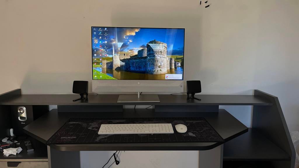 HP All-in-One desktop PC, Computers en Software, Ophalen of Verzenden, Gebruikt, Met monitor