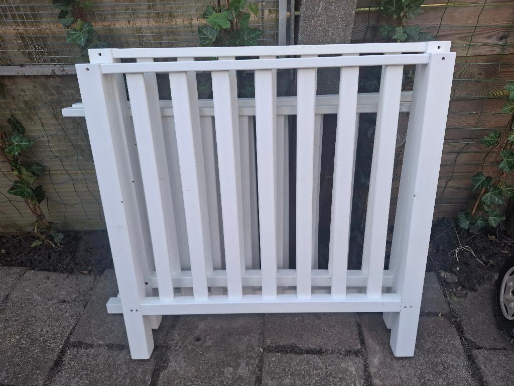 Bobita babybox, wit, 100 x 80 cm, Ophalen, Gebruikt, Rechthoekig, In hoogte verstelbaar