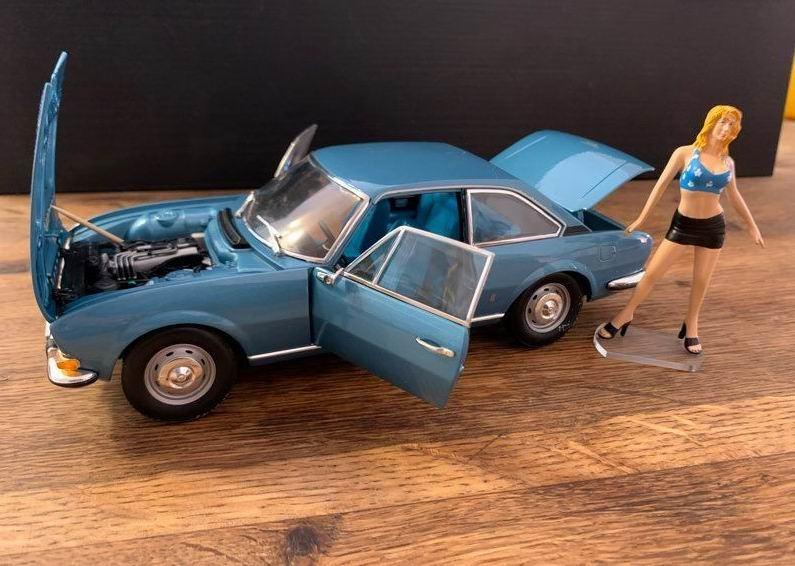 peugeot 504  coupé, Hobby en Vrije tijd, Modelauto's | 1:18, Ophalen of Verzenden, Zo goed als nieuw, Auto, Norev