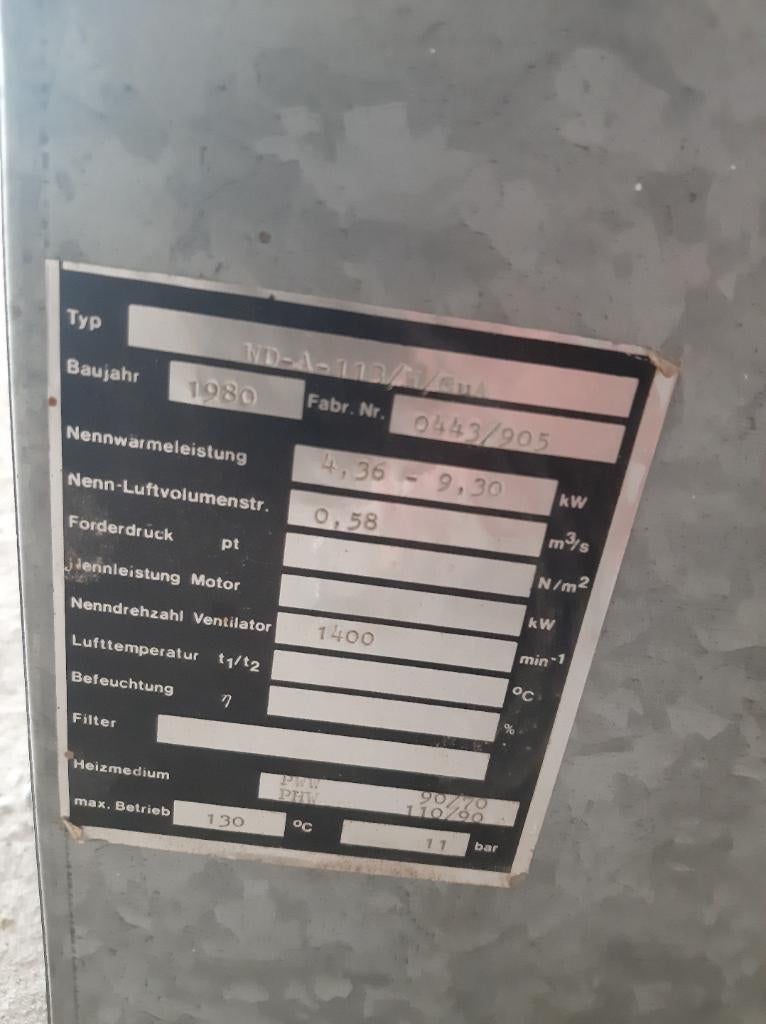 Heather merk Mark, Doe-het-zelf en Verbouw, Verwarming en Radiatoren, Ophalen, 30 tot 80 cm, Gebruikt, Kachel