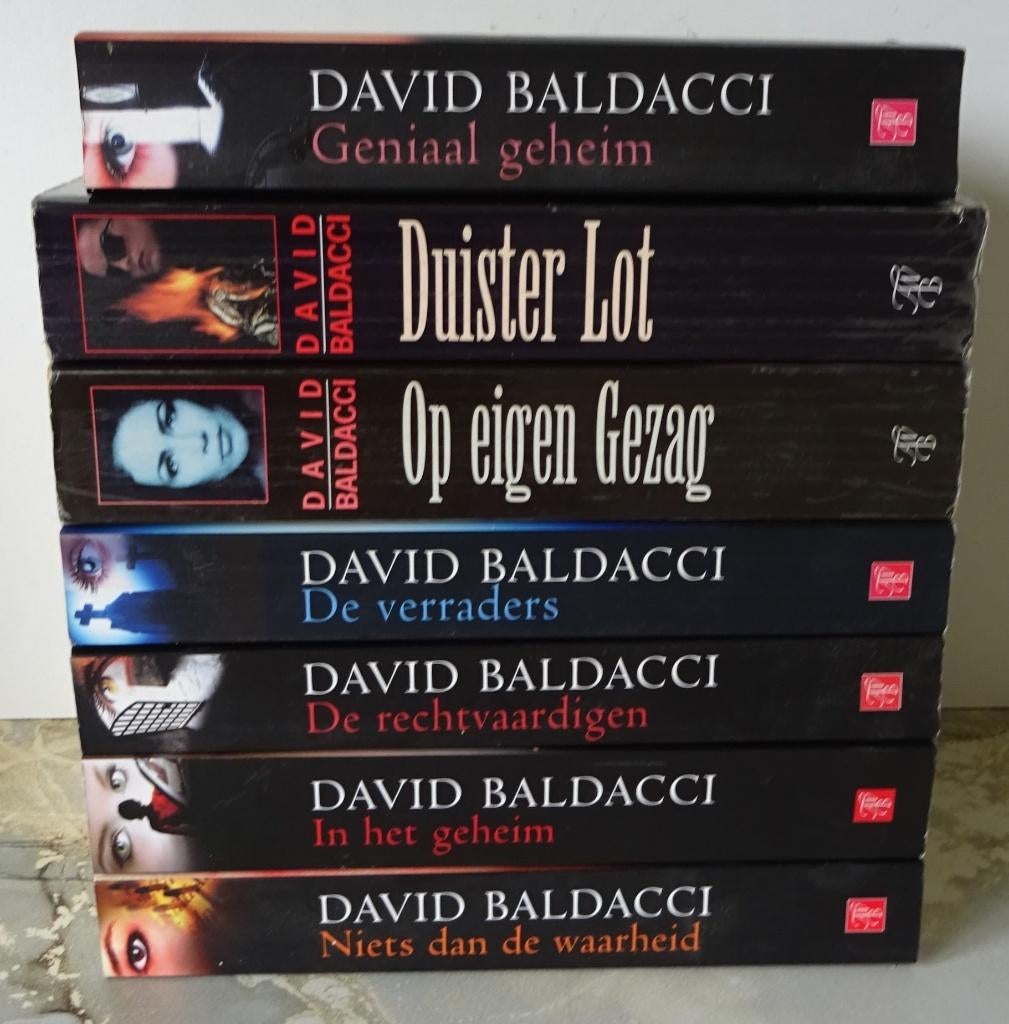 7 Boeken David Baldacci paperback, Boeken, Thrillers, Ophalen of Verzenden, Zo goed als nieuw, David Baldacci