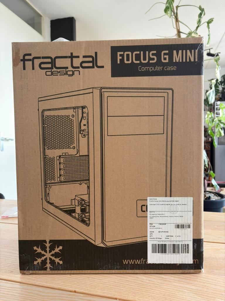 Computerbehuizing: Fractal design - Focus G Mini, Computers en Software, Computerbehuizingen, Ophalen, Zo goed als nieuw