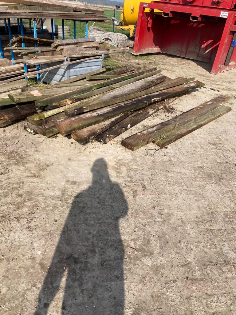 Houten balken, Doe-het-zelf en Verbouw, Hout en Planken, Ophalen of Verzenden, 50 mm of meer, Balk, Minder dan 200 cm