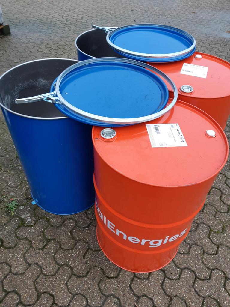 Olievaten vuurkorf statafel plantenbak 60 en 200 liter, Ophalen