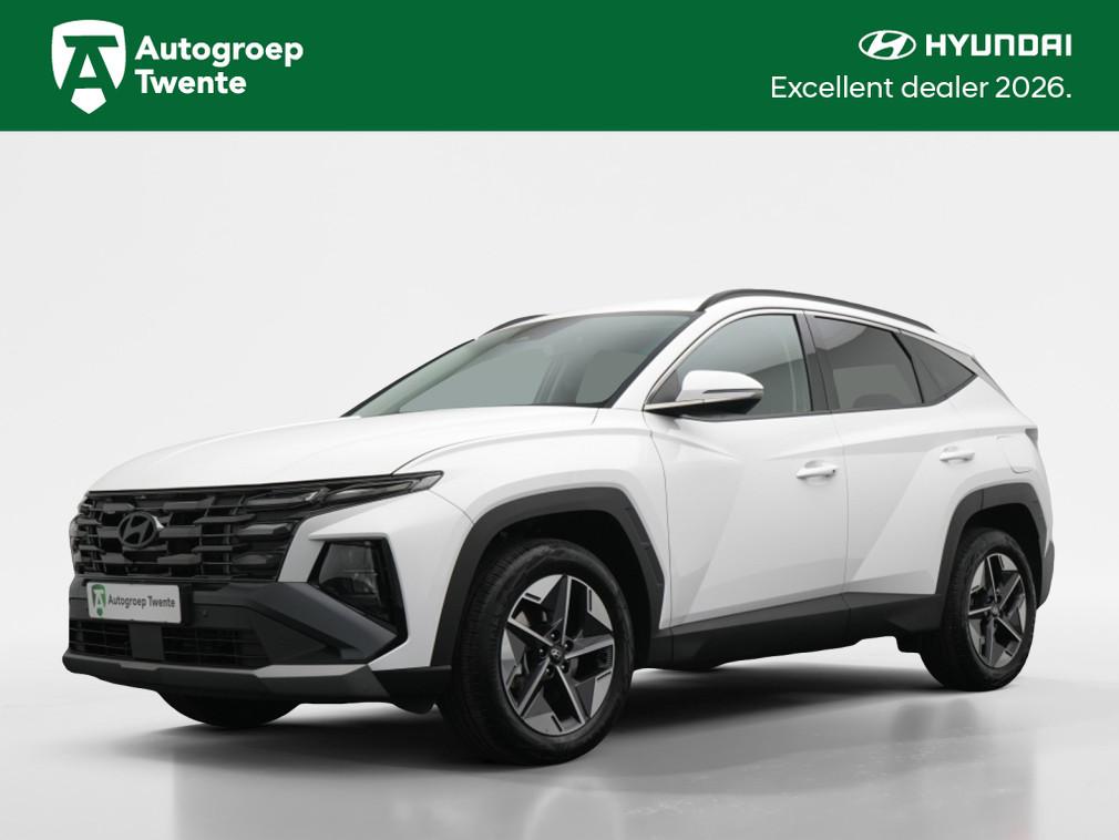 Hyundai Tucson 1.6 T-GDI HEV Comfort | Stoelverwarming | Nav, 12 maanden, Stof, Gebruikt, 4 cilinders