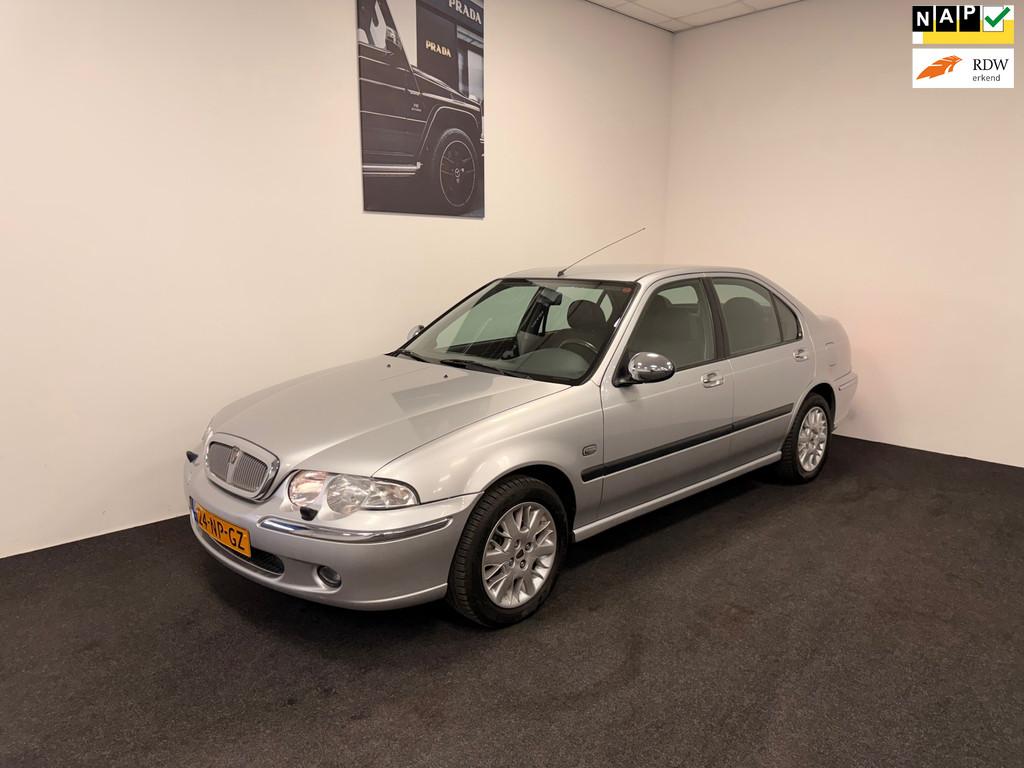 Rover 45 1.8 Sterling |Leer | Airco, Voorwielaandrijving, Gebruikt, Zwart, 4 cilinders